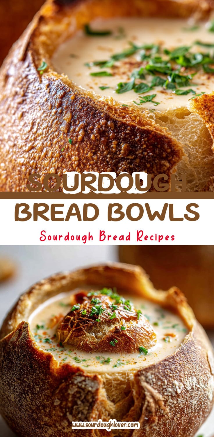 Thick Crust Sourdough Bread Bowls For Soup 14 Thick Crust Sourdough Bread Bowls For Soup