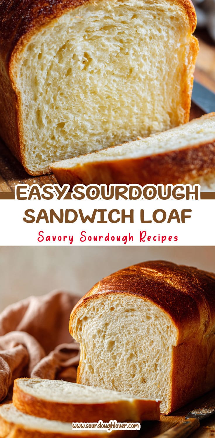 Sourdough Discard Sandwich Loaf: Easy White Bread Recipe